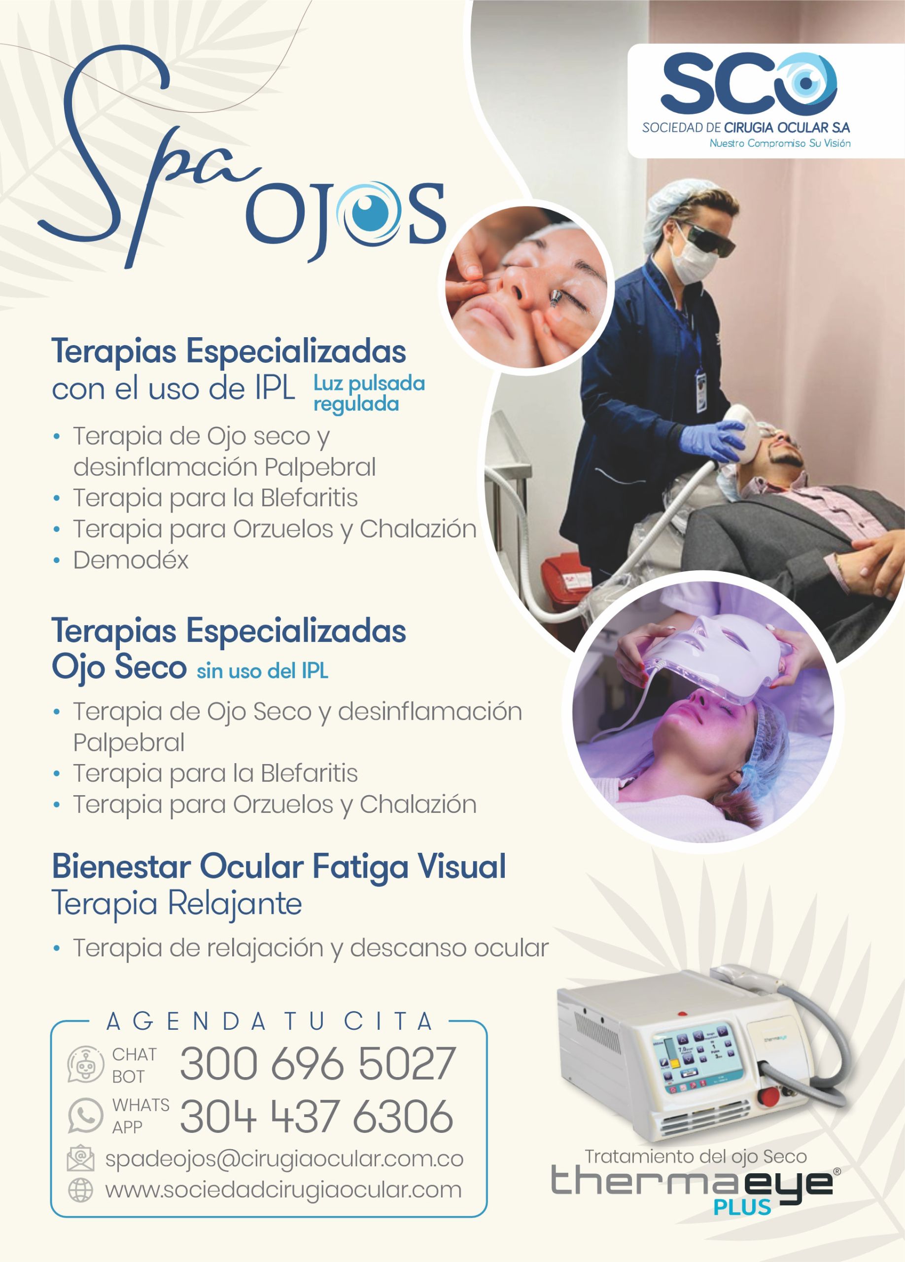 Spa de Ojos - Terapias Especializadas - Sociedad Cirugía Ocular